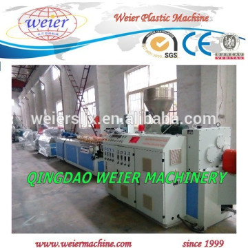 Wood plastic polymer outside flooring deck extruder machinery